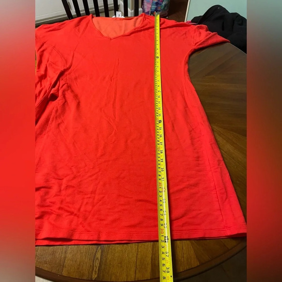 Tommy Bahama Silky French Terry Dress Side Tie Poppy Red Size Large Viscose - Picture 6 of 9